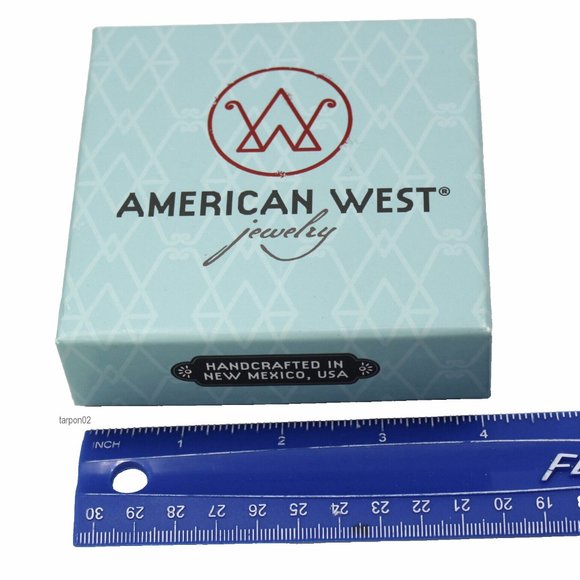 Carolyn Pollack American West Signature Jewelry Gift Box+Velvet Pouch+Roman Card - Picture 3 of 4